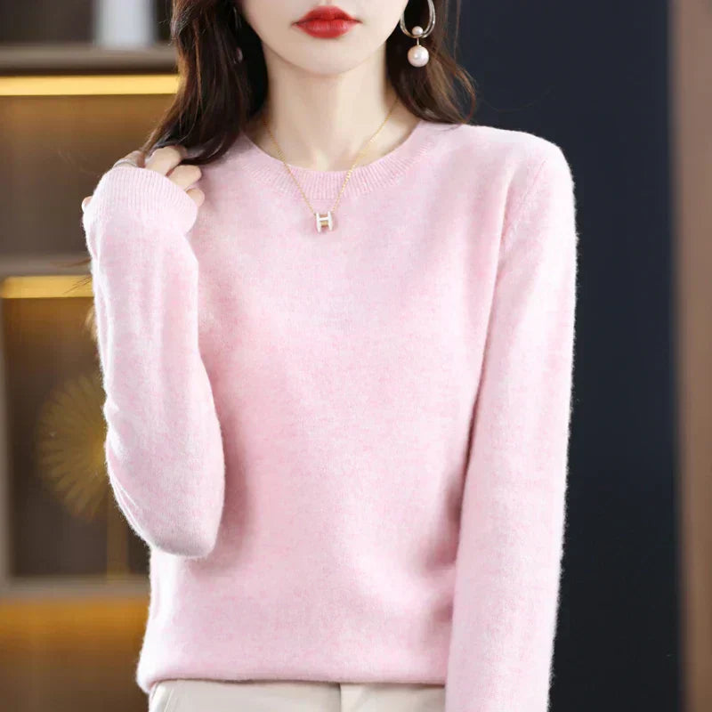 Soft Plush Cashmere Winter Pullover Sweater