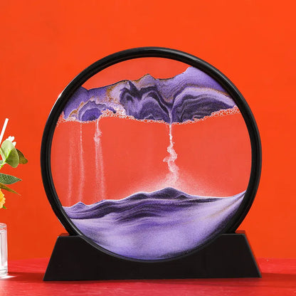 Beautiful Hourglass Timer With Colorful Sand