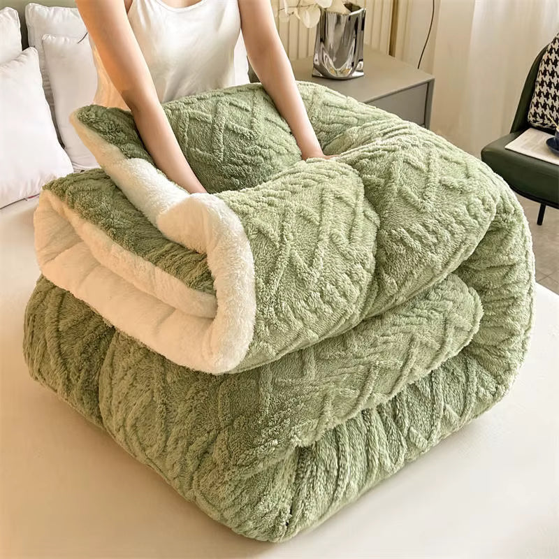 Plush Cashmere Soft Heavy Blanket for Winter