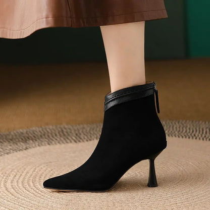 Women's Low Heel Ankle Boots