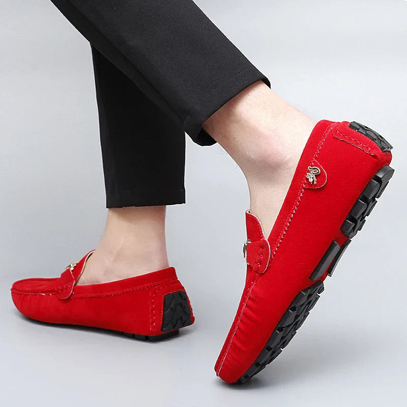 Luxury Soft Leather Slip On Shoes