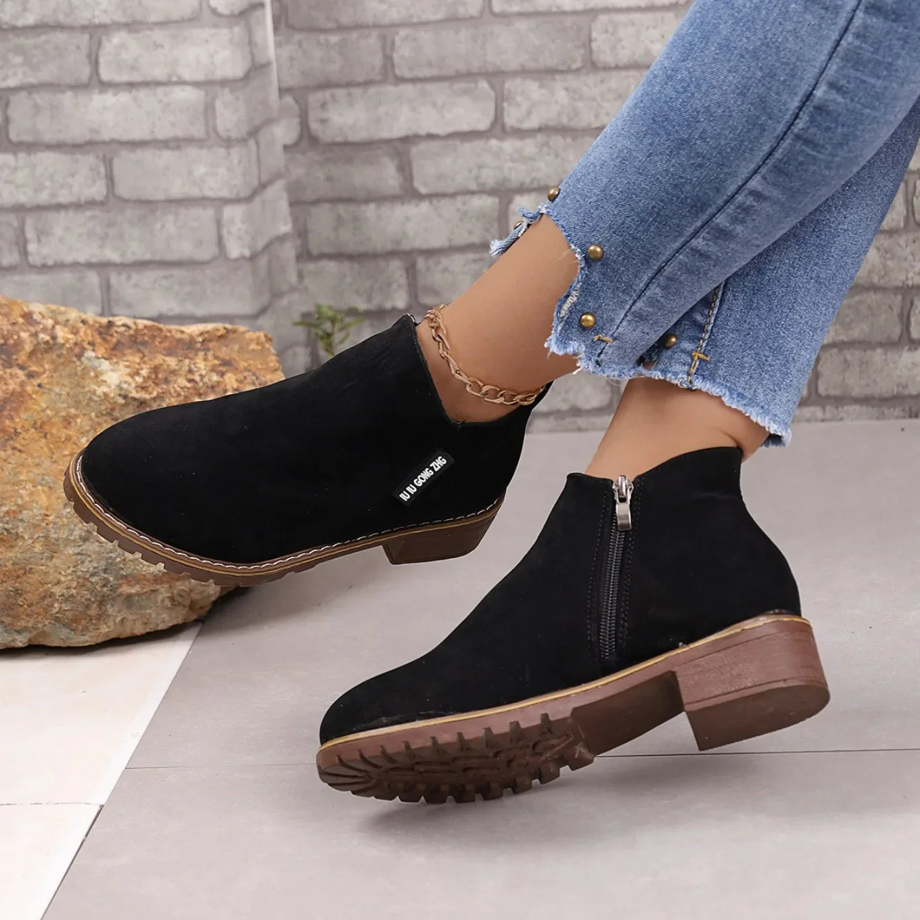 Comfy Women's Slip On Ankle Boots