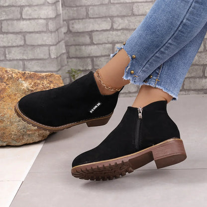 Comfy Women's Slip On Ankle Boots