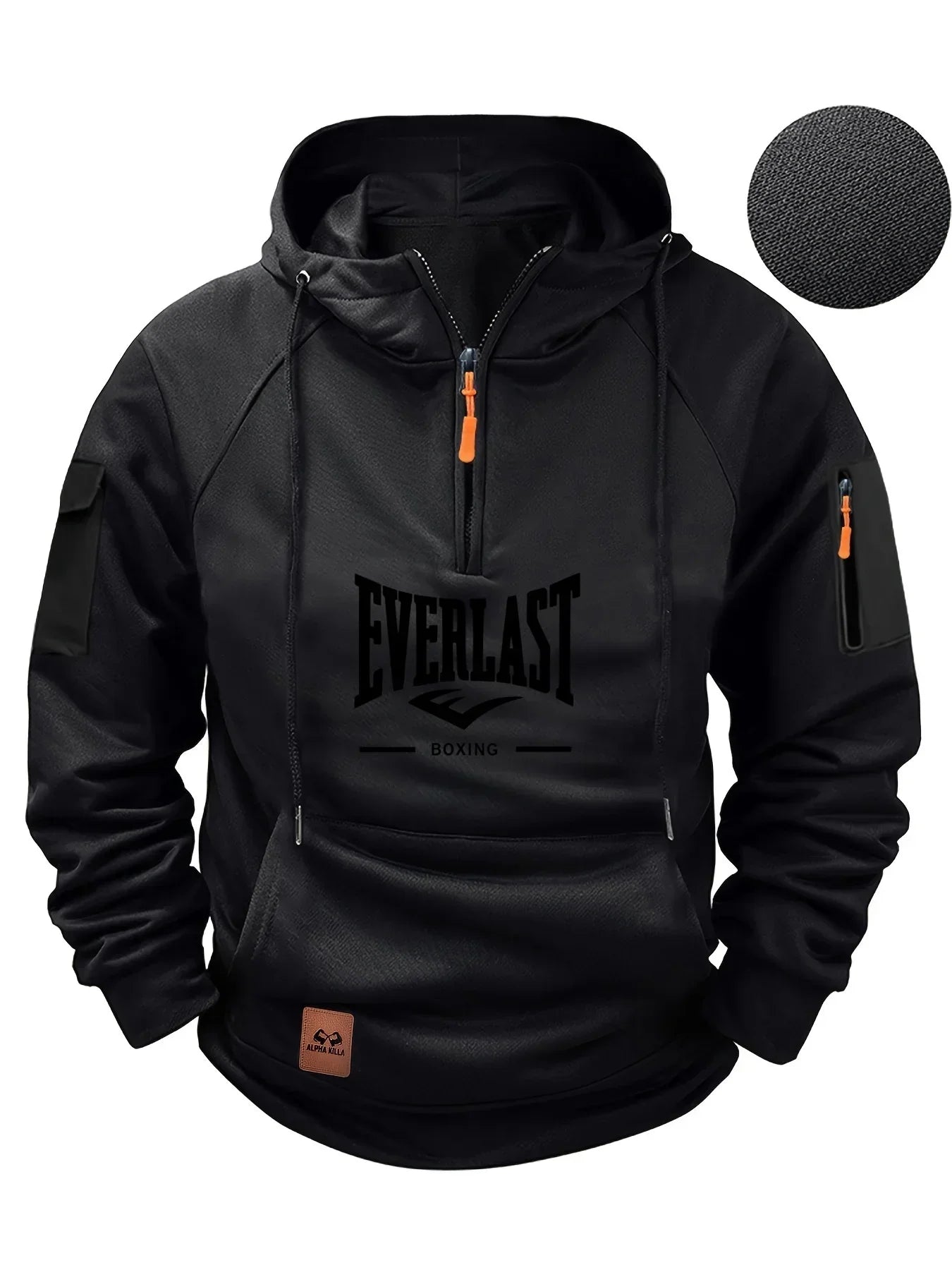 High Quality Mens Zipper Hoodie Sweatshirt