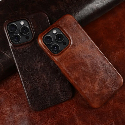 Luxury Real Leather iPhone Case - OutfitLondon
