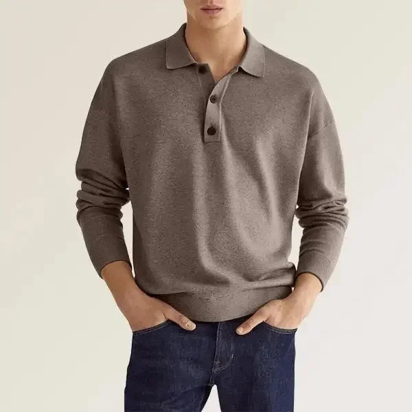 Timeless Men's Polo Shirt – Comfort Fit Crew Neck Tee