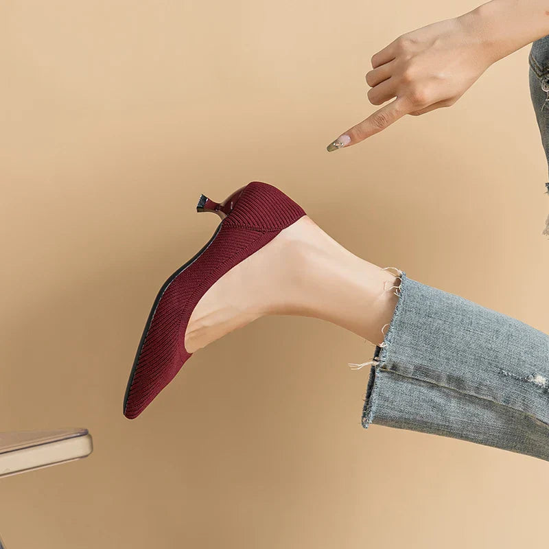 Cute Cat Heel Shoes - OutfitLondon