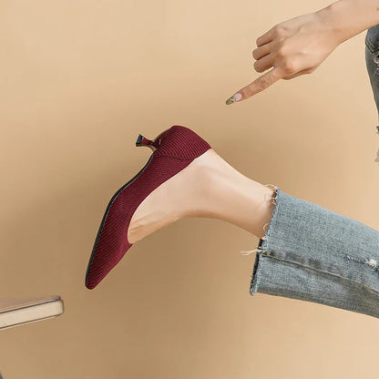 Cute Cat Heel Shoes - OutfitLondon