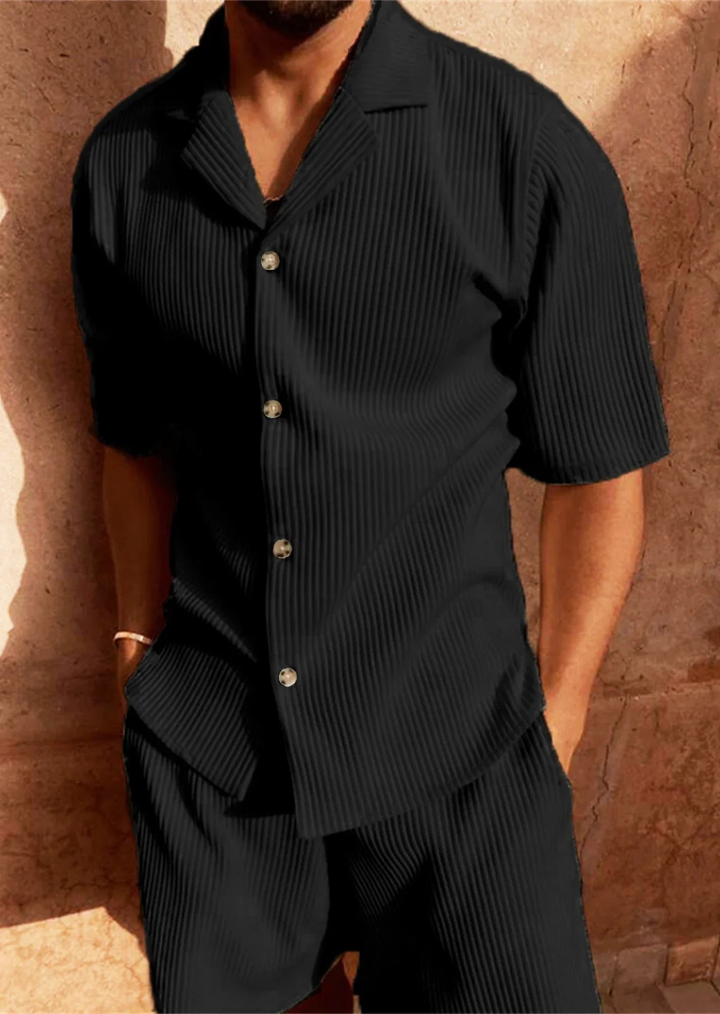 Comfortable Summer Shorts Outfit - Shirt & Shorts Set