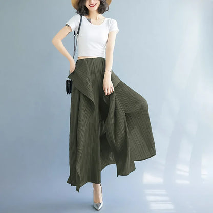 Trendy Fit Ladies Mermaid Leg Trousers Chic Design