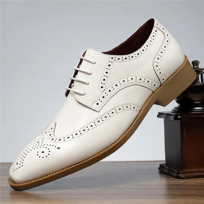 Classic Real Leather Oxford Shoes
