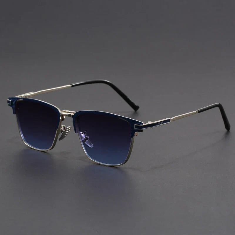 OutfitLondon Titanium Sunglasses Ultra Lightweight Half Frame Glare