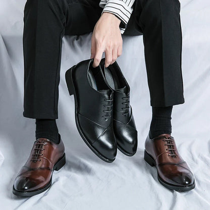 Luxury Brown Leather Dress Shoe