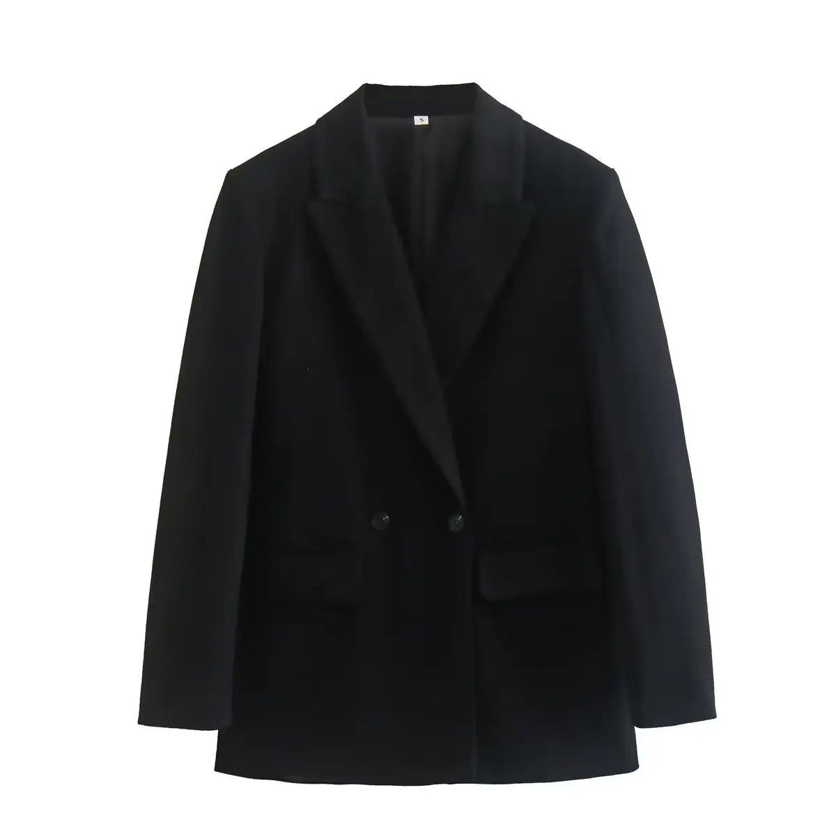 Timeless Tailored Ladies Coat with Pockets and Buttons