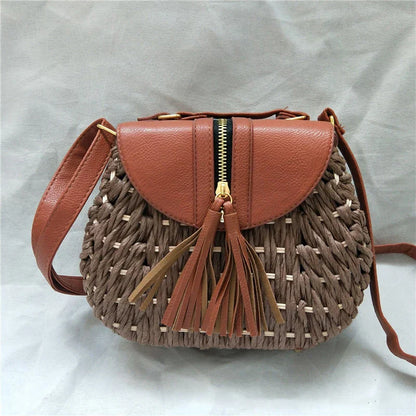 Small Stylish Woven Tote Bag