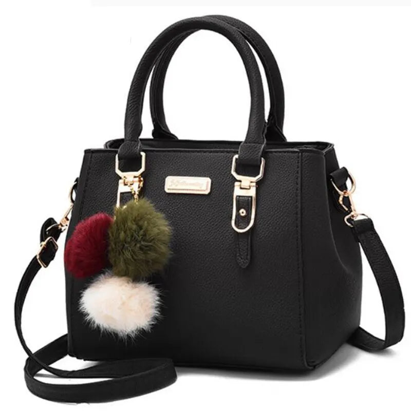 Luxury Faux Leather Tote Bag - OutfitLondon