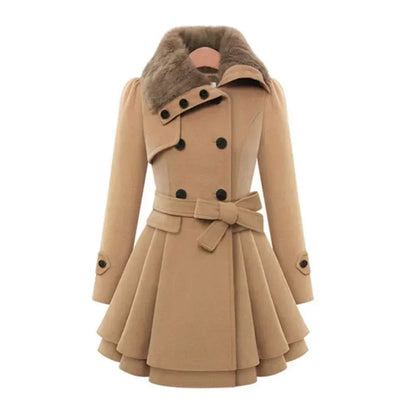 Classic Women's Slim Fit Trench Coat - OutfitLondon