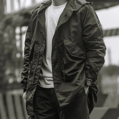 Waterproof Mens Jacket - Heavy Duty Windproof Coat - OutfitLondon