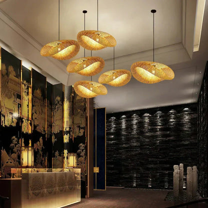 Eco Friendly Bamboo Hanging Lamp - OutfitLondon