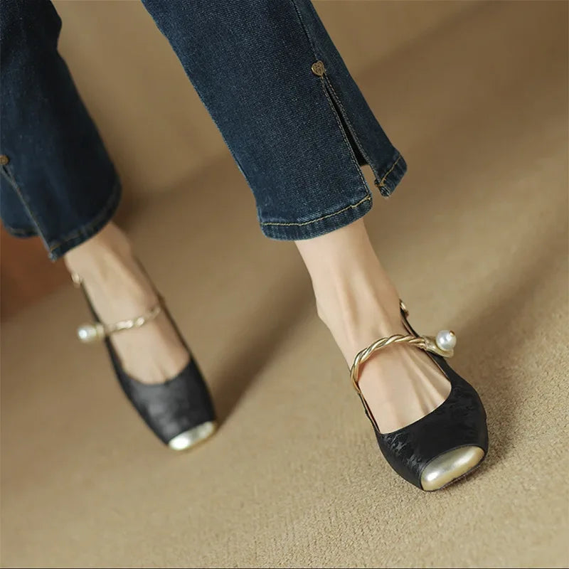 Classic Buckle Back Pumps