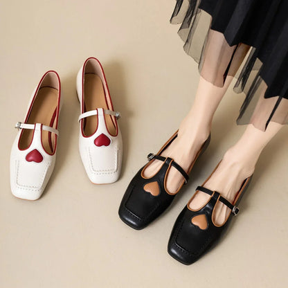Comfortable Low Heel Ballet Flats