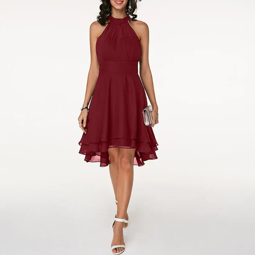 Chic Women's Ruffled Party Dress