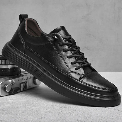 Casual Lace-Up Men's Low Top Shoes - OutfitLondon