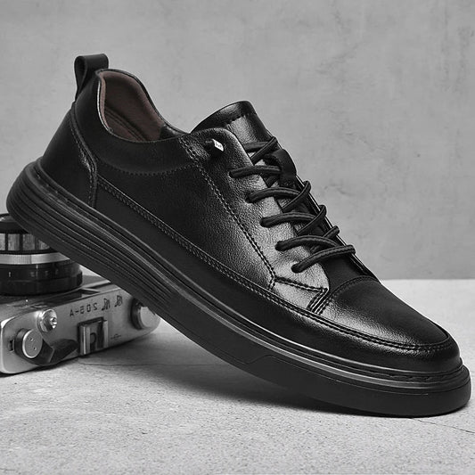 Casual Lace-Up Men's Low Top Shoes - OutfitLondon