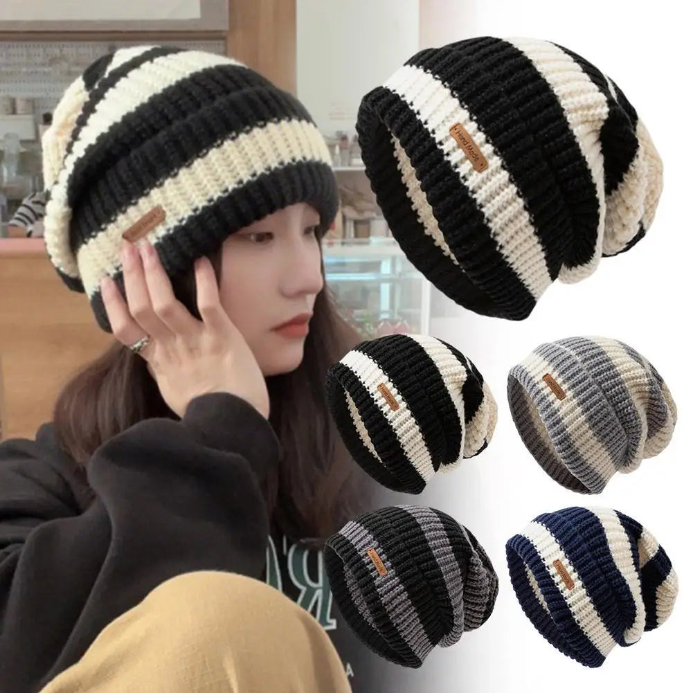Soft Thick Knit Cold Weather Beanie - OutfitLondon