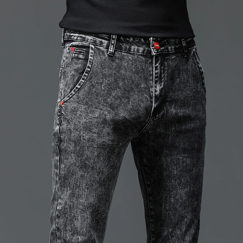 Slim Fit Black Denim Jeans