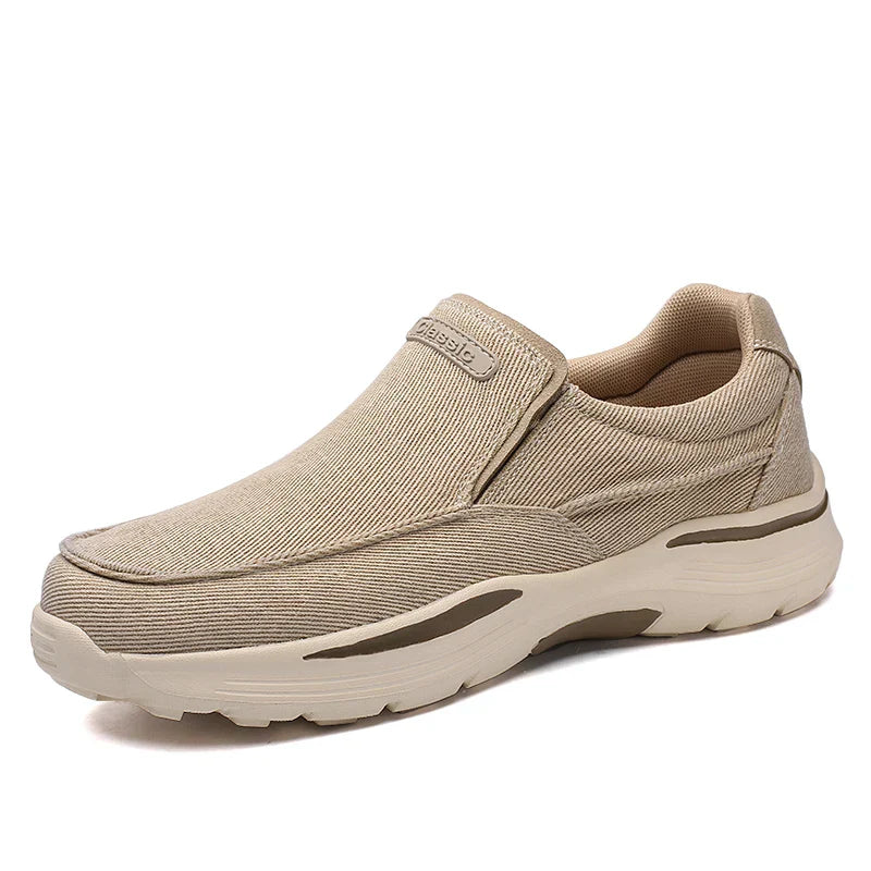 Lightweight Casual Blue Slip On Shoes - OutfitLondon