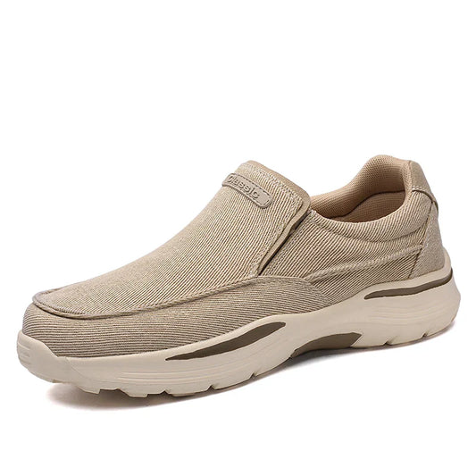 Lightweight Casual Blue Slip On Shoes - OutfitLondon