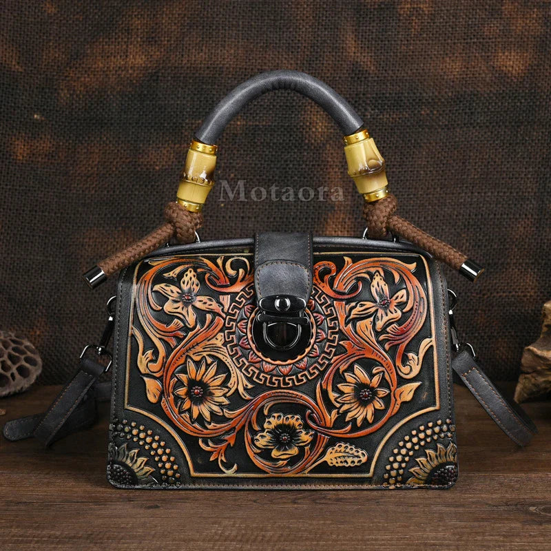 Stylish Faux Leather Crossbody Purse – Large Ladies Shoulder Bag