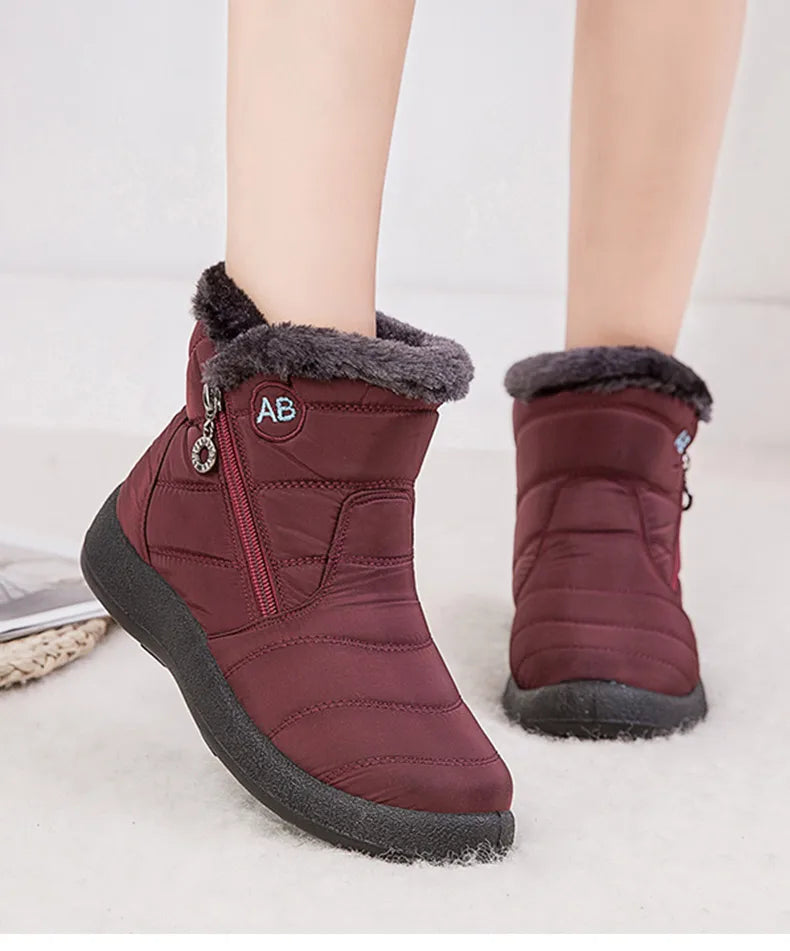 Warm Waterproof Snow Boots for Women