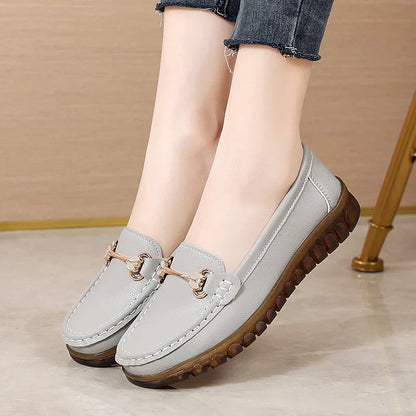 Comfy Slip On Leather Shoes