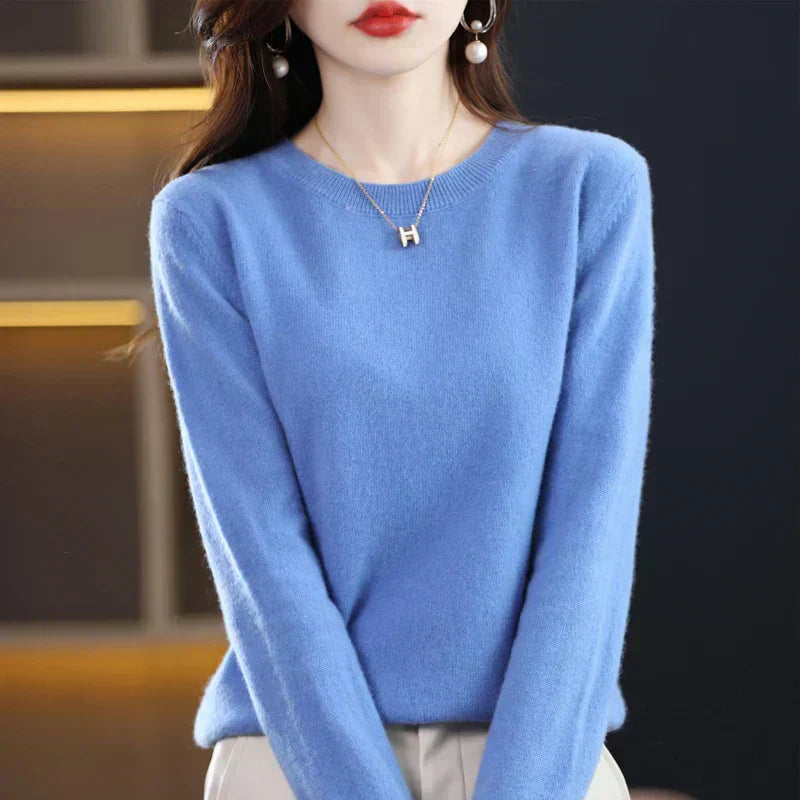 Soft Plush Cashmere Winter Pullover Sweater