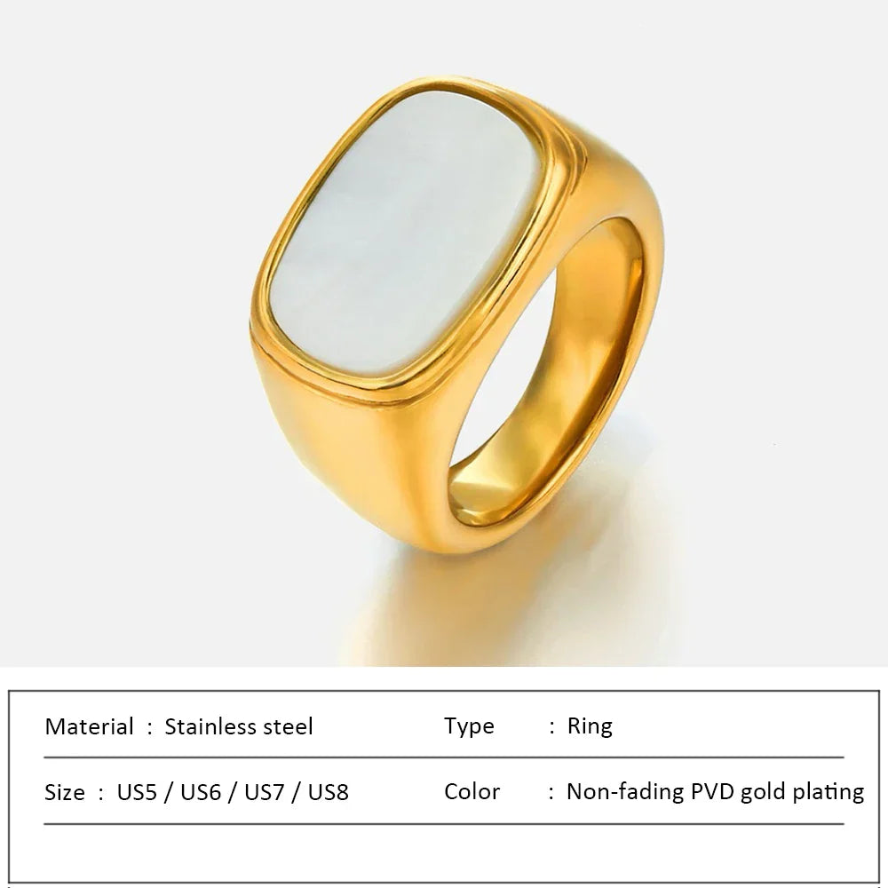 Timeless Coastal Statement Ring