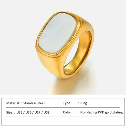 Timeless Coastal Statement Ring