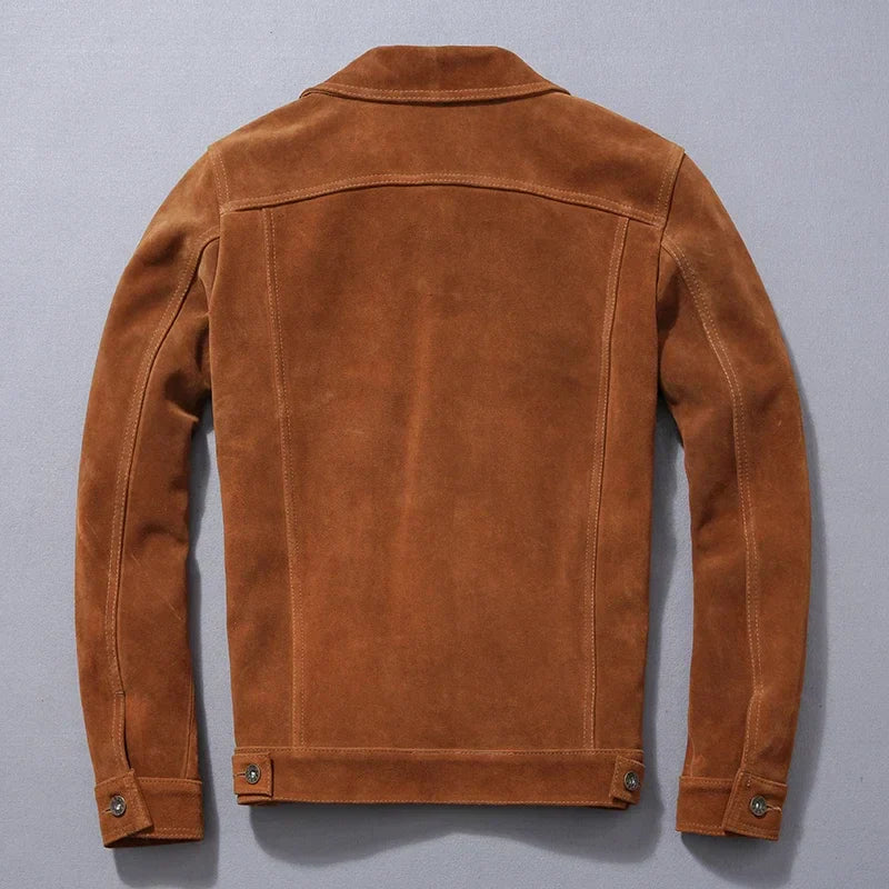 Soft Leather Bomber Jacket