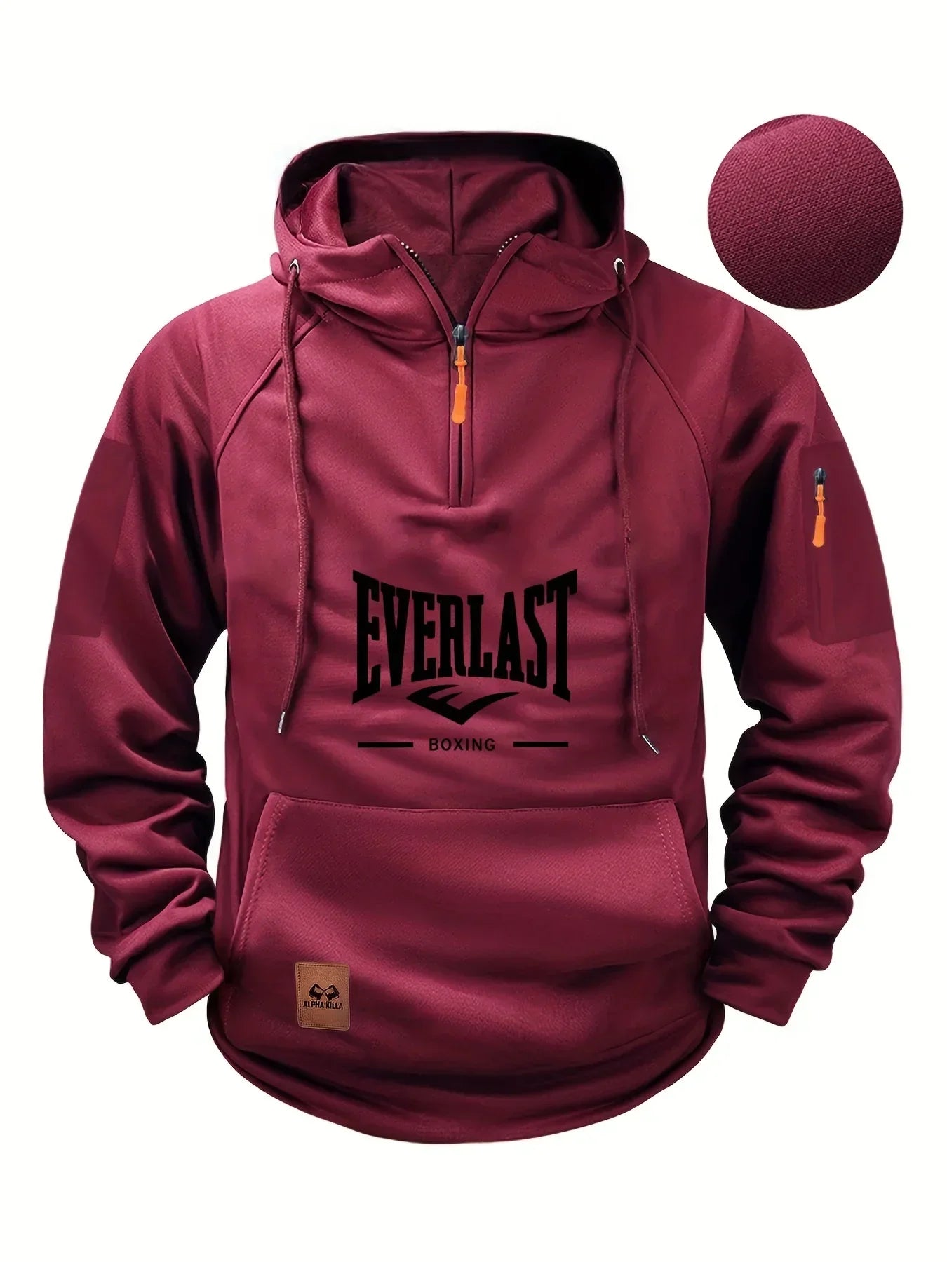 High Quality Mens Zipper Hoodie Sweatshirt