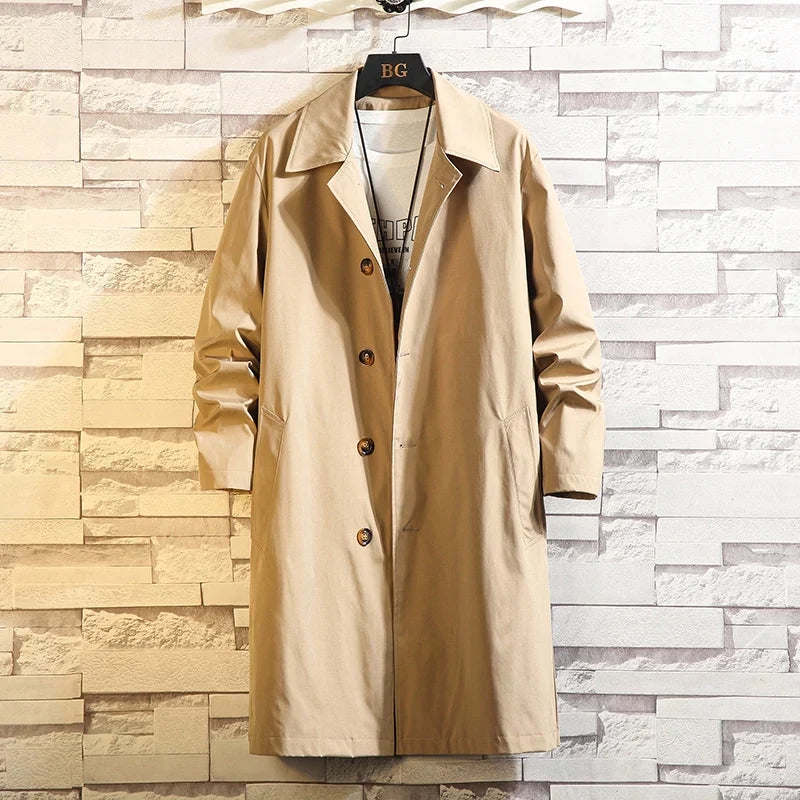 Waterproof Mens Black Windproof Coat