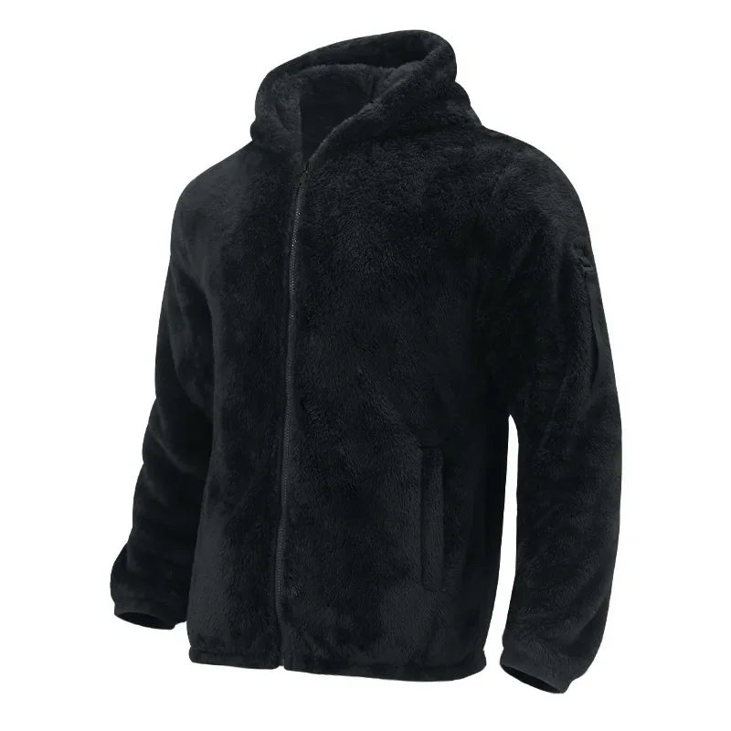 Warm Fleece Hoodie Winter Coat