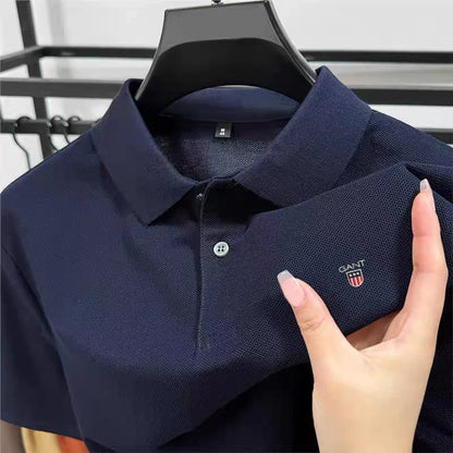 Relaxed Fit Men's Polo Shirt - Breathable & Dry