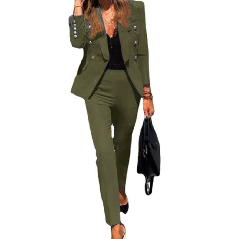 Classic Women's Elegant Business Suit Set