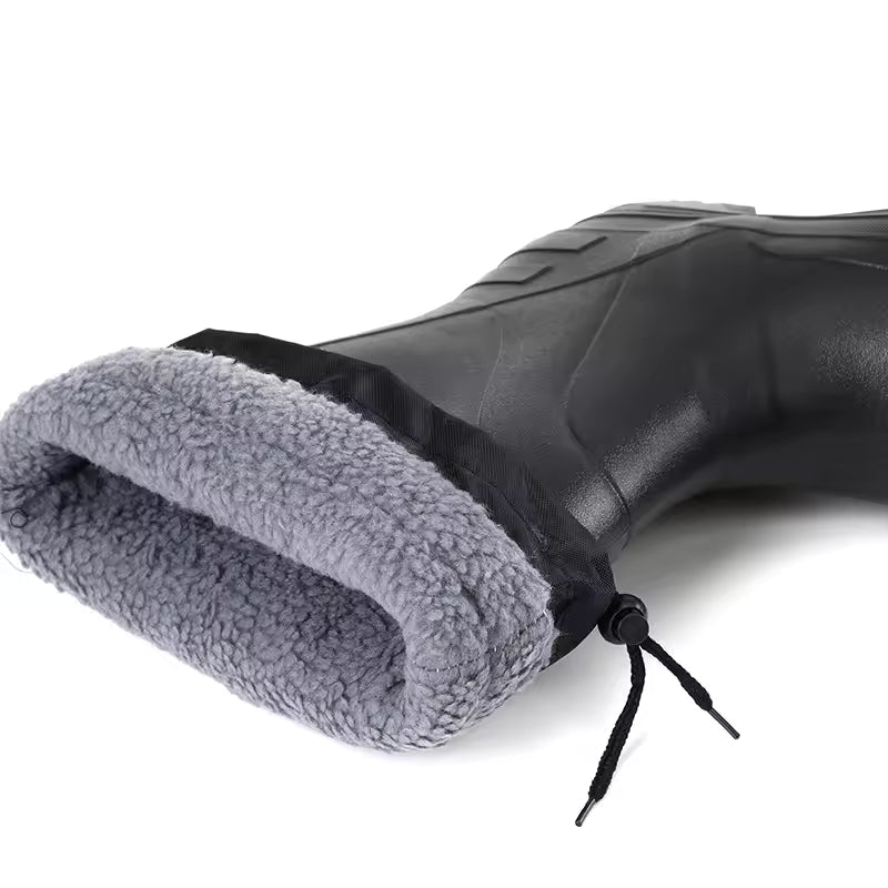 Warm Insulated Rain Boots with Fleece