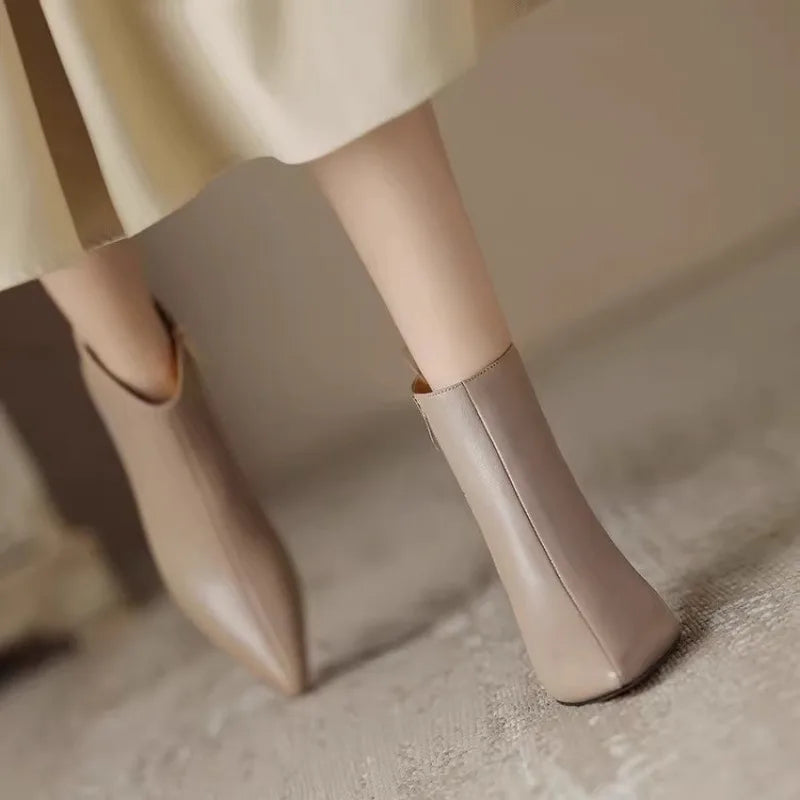 Stylish Cat Ankle Boots