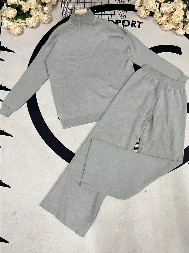 Soft Women's Turtleneck Jumpsuit Outfit