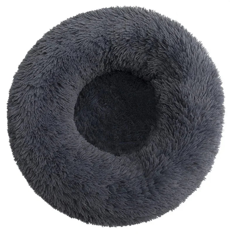 Plush Cozy Pet Bed for Cats and Dogs