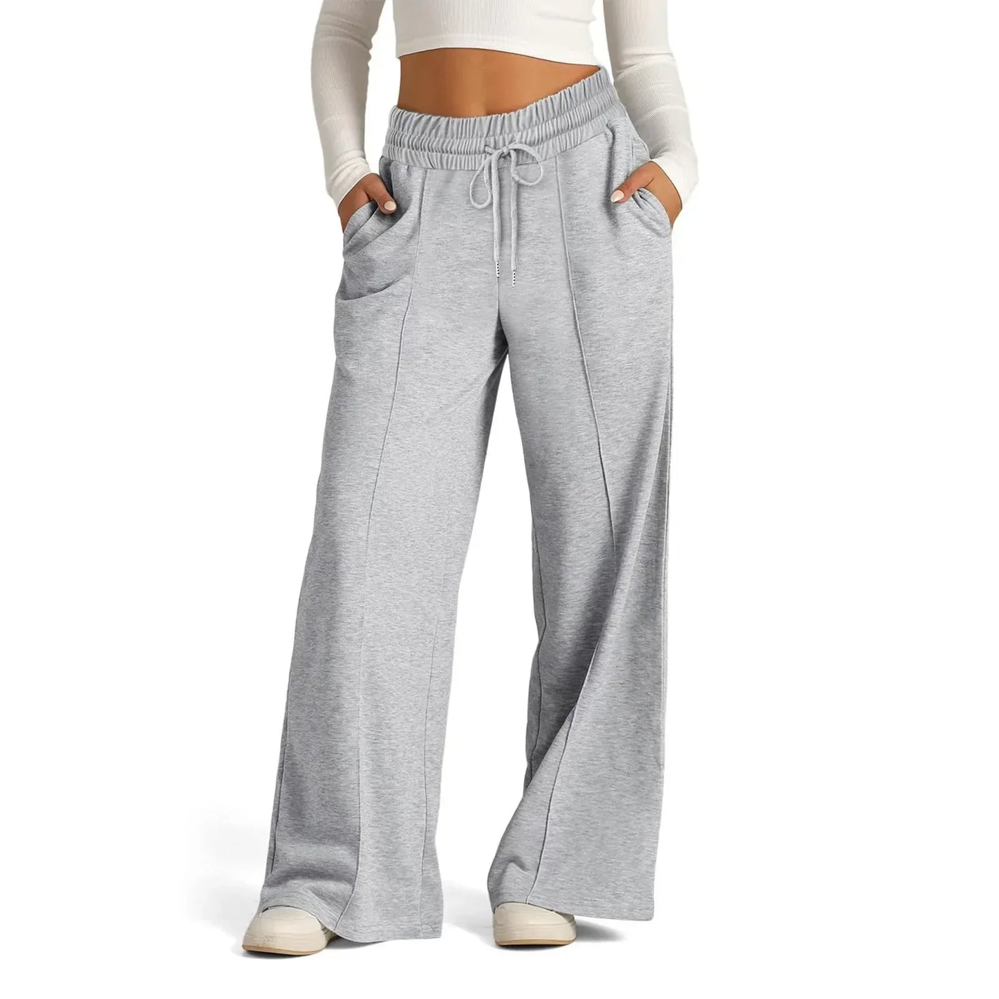 Relaxed Fit Straight Leg Sweatpants