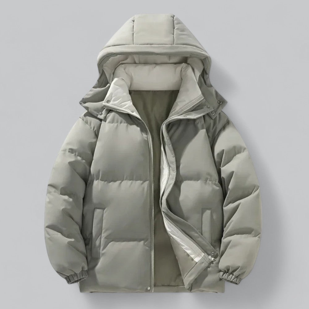 Warm Waterproof Men's Down Filled Parka Jacket